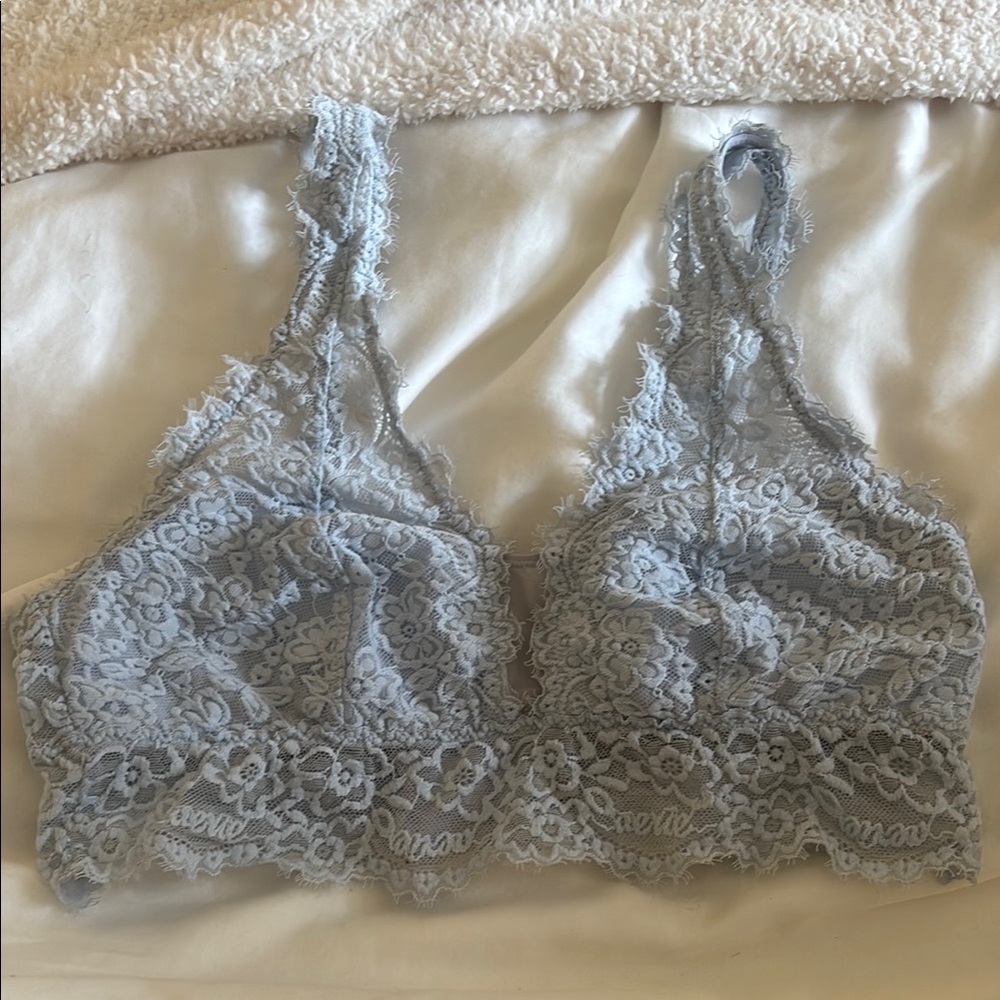 Aerie Lace Bralette in Light Blue